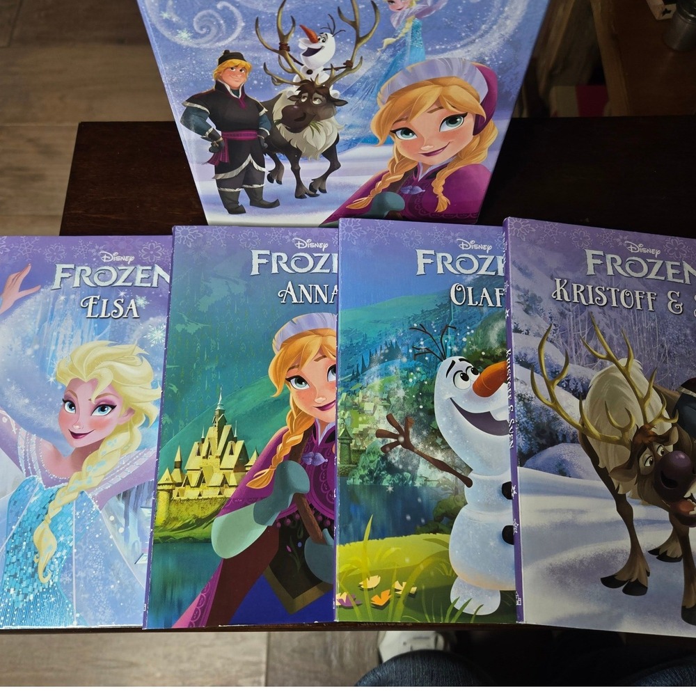 Disney Frozen The Ice Box Board Book Set Kids 4-Book